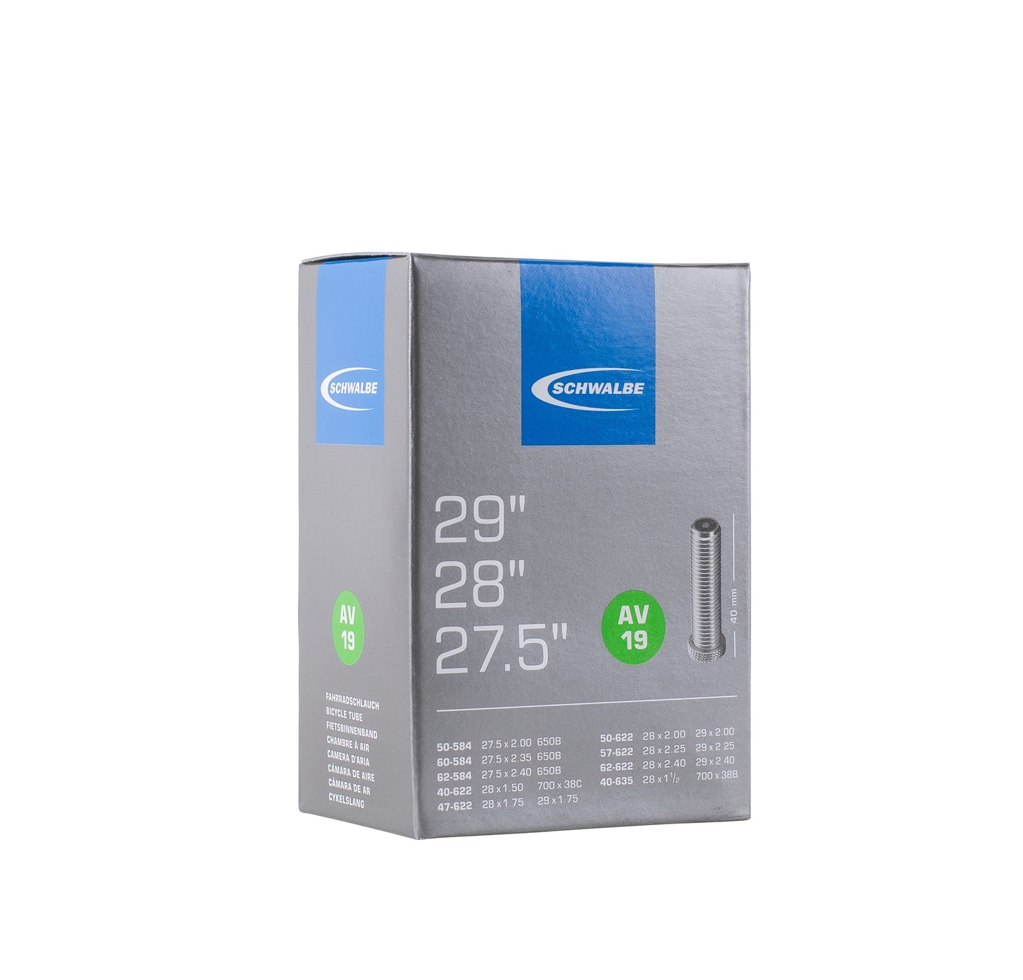 Schlauch Schwalbe AV19 27,5/28/29" Trekking/MTB